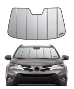 Pigenius Windshield Sun Shade for 2013-2018 Toyota RAV4 - Ultimate Folding Sunshade (for Car Without Rearview Mirror Camera)