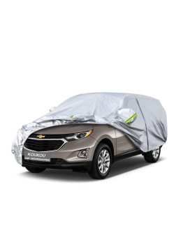 Koukou 6 Layers car cover custom Fit chevy Equinox chevrolet from 2005 to 2023, Waterproof All Weather for Automobiles, Sun Rain Dust Snow Protection (Ships from US Warehouse, Within 3-7 Days)