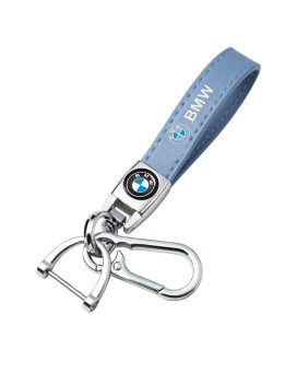 XinHongTu Genuine Leather Car Keychain is Compatible with BMW M M2 M4 M5 M6 M8 X1 X2 X3 X5 X6 M135i M240i Z4 328i X 7 Series Keyring Keychains Male and Female Lanyard Accessori