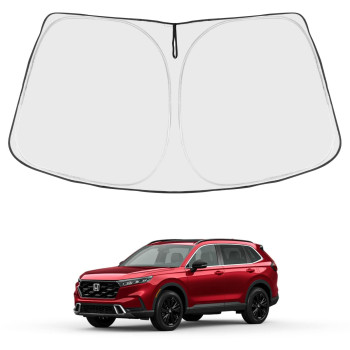 Proadsy Front Windshield Sun Shade Foldable Sunshade Protector Custom Fit 2023-2024 Honda CRV SUV, LX, EX, EX-L, Sport Hybrid, Touring Accessories 2023 Upgrade