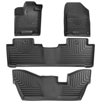 PSLER Floor Mats Fit for Acura MDX 7 Seats 2022-2023 All Weather Custom Fit Car Floor Liner Car Mats