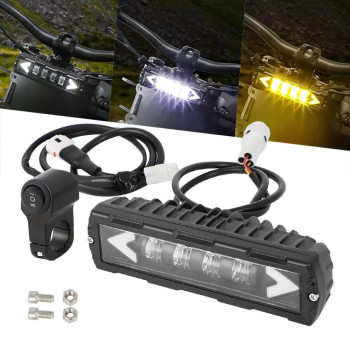 Alpha Rider Upgrade LED Headlight Kit For Surron Segway X260 X160 S160 Talaria, Daytime & Night Running Lights Multi-model,Easy Plug and Play, High Brightness,with Control Switch, Bracket & Plug