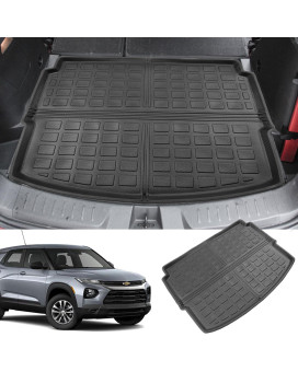 Xipoo Cargo Mat Compatible with 2021-2024 Chevy Trailblazer Trunk Mat TPE Material Cargo Liner (Upper Deck) Replacement for 2021 2022 2023 2024 Chevy Trailblazer Accessories (Cargo Mat)