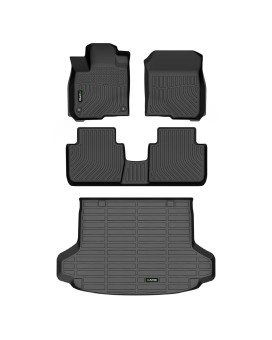 HAFIDI Automotive Floor Mats & Cargo Liner Custom for Honda HR-V/HR-V Hybrid 2023 2024 - Black