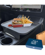 Ennovatools Tesla Model Y Model 3 Accessories 2023, Car Eating Food Table Alset Tray, Center Console Organizer, for Autopilot, Road Trips. Anti-Slip Mat for Stability. (Tray ONLY)