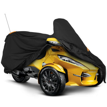 StarknightMT Spyder Full Cover, Waterproof Cover Compatible with Can Am Spyder RT/RT Limited 2010-2019 Spyder Accessories All Weather Protection Cover Replacement OEM 219400860