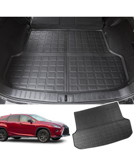 Xipoo Cargo Mat Compatible with 2016-2022 Lexus RX350 RX450H Rear Cargo Liner TPE Material Trunk Mat Replacement for 2016 2017 2018 2019 2020 2021 2022 Lexus RX350 RX450H Accessories (Trunk Mat)