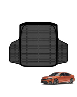 AIPOIL-Cargo Liner Custom for 2023 2024 Honda Accord & 2023 2024 Accord Hybrid?TPE All Weather Protection Automotive Cargo Mat?Automobile Trunk Mat Accessories, Black