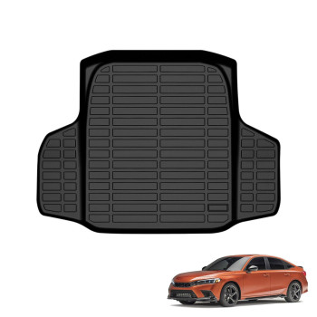 AIPOIL-Cargo Liner Custom for 2023 2024 Honda Accord & 2023 2024 Accord Hybrid?TPE All Weather Protection Automotive Cargo Mat?Automobile Trunk Mat Accessories, Black