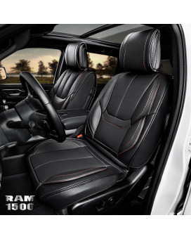 Dodge Ram 1500 Truck Seat Covers Custom Fit, Heavy Duty Full Set Car Seat Covers, Waterproof Truck Car Cover Compatible with Ram 2009-2023 1500/2500/3500 Laramie Big Horn Longhorn Crew Cab