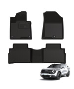 AIPOIL-Floor Mats & Cargo Liner Custom for Kia Sportage 2023 2024?TPE All Weather Protection Anti-Slip Automotive Floor Liners?Full Set Automobile mats Accessories, Black