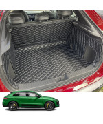 7DEEKEI for 2015-2023 Porsche Macan Trunk Mat and Rear Backrest Mat Cargo Liners All Weather Anti-Slip