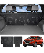 JTYZSM Rear Cargo Mat for 2018-2024 Chevrolet Equinox GMC Terrain All Weather Trunk Mat TPE Rear Cargo Liner for 2018 2019 2020 2021 2022 2023 2024 Chevy Equinox GMC Terrain