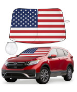 Front Windshield Sun Shade for 2022 2021 2020 2019 2018 2017 Honda CR-V Accessories, LX, EX, EX-L, EX-L Navi, Touring, Foldable 240T Material Window Sunshade Sun Visor Protector Block UV Rays Heat