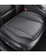 CAPITAUTO Seat Covers Front PU Leather Car Seat Covers,2Pcs Universal Bottom Seat Covers for Cars,Storage Bags,Full Wrapping Edge Fits 95% of car (1 Pair Bottom, Black)