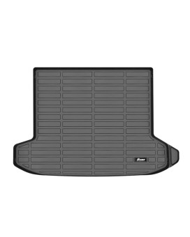 IKON MOTORSPORTS TPE Cargo Trunk Liner, Compatible with 2022-2024 Hyundai Tucson, Custom Fit All Weather Protection Heavy Duty Rear Trunk Tray Cargo Mats Protector, Black