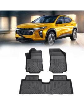 XIFAER Floor Mats for 2018-2023 Chevrolet Equinox & 2018-2023 GMC Terrain/Terrain Denali,All Weather Front Rear Cargo Liner Mat (Set of 3)