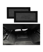 Kewucn 2 PCS Rear Under Seat Air Vent Cover, Backseat Air Vent Cover Grilles Protector, Rear Seat Air Condition Outlet Air Flow Vent Protection Covers Compatible with Model 3 Model Y