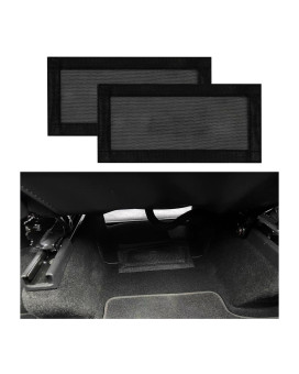 Kewucn 2 PCS Rear Under Seat Air Vent Cover, Backseat Air Vent Cover Grilles Protector, Rear Seat Air Condition Outlet Air Flow Vent Protection Covers Compatible with Model 3 Model Y