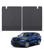 JTYZSM Rear Cargo Mat for 2020-2023 Ford Explorer 6&7 Seats All Weather TPE Anti-Slip Trunk Mat Cargo Liner for 2020 2021 2022 2023 Ford Explorer Accessories