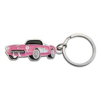 SR1 Performance 1956 Chevrolet Corvette C1 Key Chain - Classic Car Collectible Keychain - Officially Licensed by GM