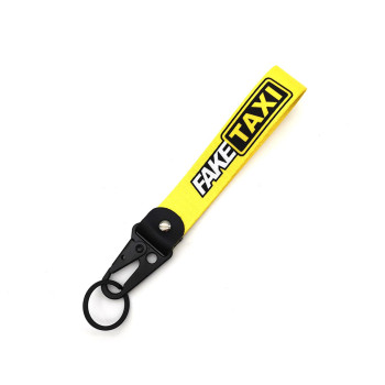 Lamleunglung Wristband Keychain For Fake Taxi Style Jet Tag Car Motorcycle Accessories