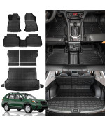 Rongtaod Floor Mats Compatible with 2019-2024 Subaru Forester Trunk Mat Cargo Mat Cargo Liner Back Seat Cover Protector 2023 Forester Accessories (Trunk Mats+Backrest Mats+Floor Mats)