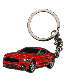 for Car Model Keychain, Delicate Metal Key Chain Compatible with, Unisex Keyring for Car, Black