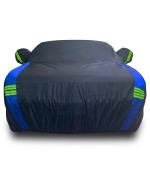 Avecrew Dodge Challenger Car Cover Waterproof All Weather for Automobiles, Outdoor Full Exterior Covers Fit 2008-2022 Dodge Challenger with Windproof Strap and Driver Door Zipper