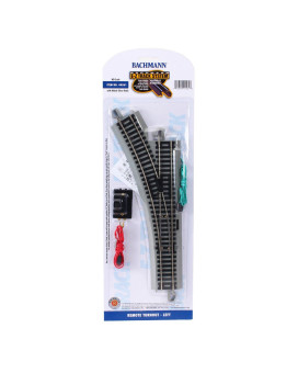 Ho Scale Bachmann Trains Snapfit Ez Track Remote Turnout Left