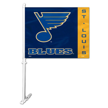 St Louis Blues Flag Car Style Special Order