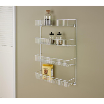 Closetmaid 8033 4Tier Wall Rack 18Inch Wide White