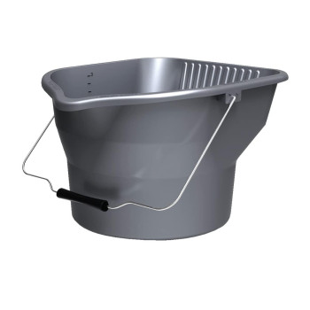 Carrand 94102 Car Wash Bucket 3 Gallon Capacity Gray