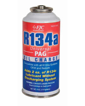 Fjc Universal Pag R134A Oil Charge 4 Oz 9145