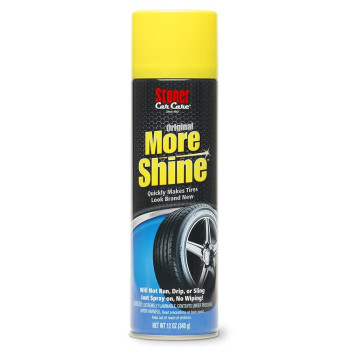 Stoner Car Care 91044 More Shine Original Tire Dressing Spray For Tire And Wheel Care And Long Lasting Tire Shine Rain Resistant