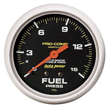 Auto Meter 5411 Procomp Liquidfilled Mechanical Fuel Pressure Gauge