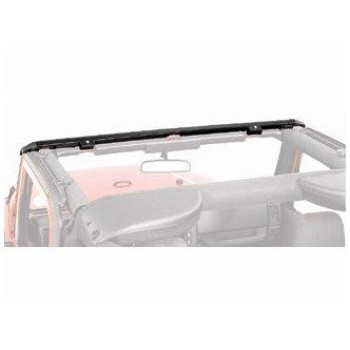 Bestop 5123801 Nodrill Header Windshield Channel For 19972006 Wrangler Tj