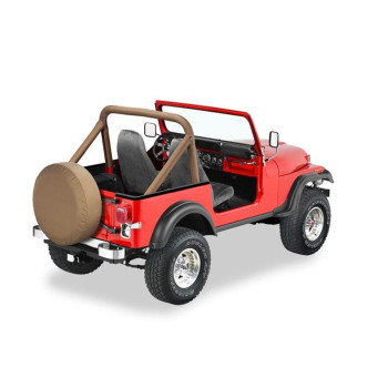 Bestop 8000704 Tan Sport Bar Cover For 19802016 Cj5 Cj7 Wrangler