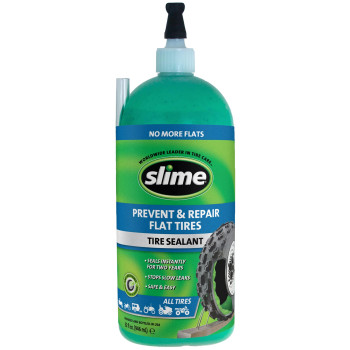 Slime 10009 Flat Tire Puncture Repair Sealant Prevent And Repair All Offhighway Tubeless Tires 32 Oz Bottle