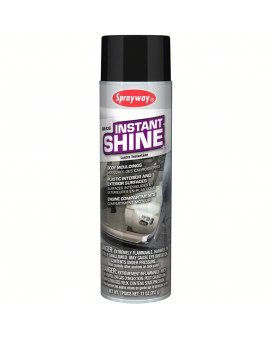 Sprayway Sw936 Aerosol Instant Shine Vinyl Cleaner And Protectant 11 Oz Clear