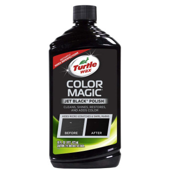 Turtle Wax T374Ktr Color Magic Car Polish Black 16 Oz