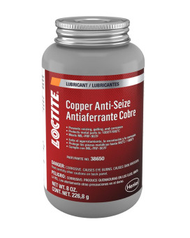 Loctite 555336 Copper Antiseize Lubricant Brush Top 8Oz