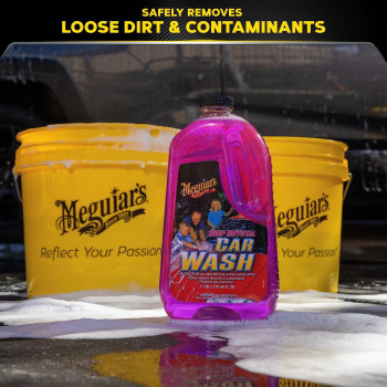 Meguiars Deep Crystal Car Wash Car Wash Shampoo That Cleans Paint Enhances Gloss And Preserves Wax Protection Ph Balanced