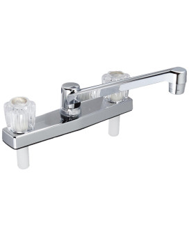 Ezflo Nonmetallic Kitchen Sink Faucet With 2 Handles Chrome 10122