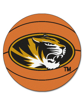 University Of Missouri Basketball Rug 27In Diameter