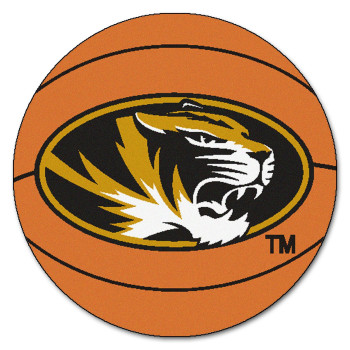 University Of Missouri Basketball Rug 27In Diameter