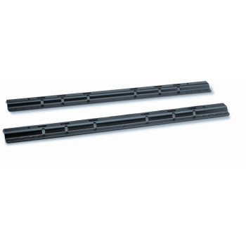 58058 Black Powder Coat 38 Lbs Fifth Wheel Mounting Rails With 10Bolt Design