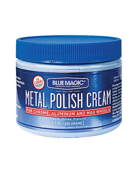 Blue Magic 400 Metal Polish Cream Nonabrasive Tarnish And Oxidation Remover For Chrome Aluminium Brass Copper Sterling Silv