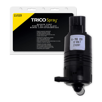 Trico Spray Windshield Washer Pump 11519 Fits Select Buick Chevrolet Cadillac Gmc Oldsmobile And Pontiac Model Years