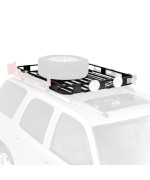 Surco Black Aluminum Safari Roof Rack For Cargo Luggage And Bikes Premium Quality Made In The Usa For Truck Car Van Suv